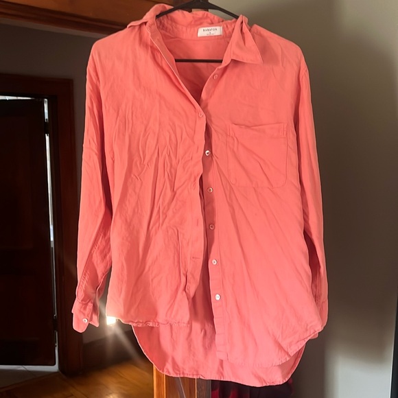 Aritzia Babaton linen blend button up bundle of 2. Size small. - Picture 2 of 7